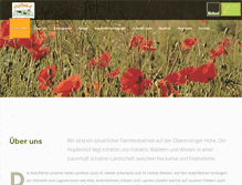 Tablet Screenshot of hopfenhof-traub.de